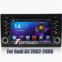 Android 4.4 Quad-Core Car DVD Player For Audi A4 (2002-2008) GPS Navigation