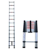 telescopic aluminum ladder 12feet maximum capacity 150kgs