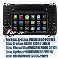 Android 4.4 Quad Core Car DVD Player For Benz A-class W169 (2004-2012) GPS Navigation
