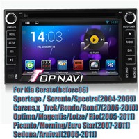 Android 4.4 Quad Core Car DVD Player For KIA Universal GPS Navigation