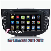 Android 4.4 Quad Core Car DVD Player For Lifan X60 2011-2012 GPS Navigation