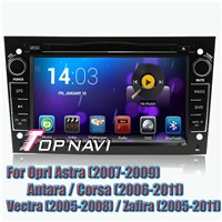 Android 4.4 Quad Core Car DVD Player For Opel Astra (2007-2009) GPS Navigation
