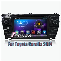 Android 4.4 Quad Core Car DVD Player For Toyota Corolla 2014 GPA Navigation