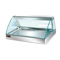 Electric Glass Warming Egg Tart Showcase / Egg Tart Warmer Display