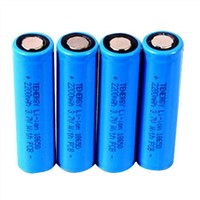 18650 Li-ion Batteries with 3.7V 2200mAh