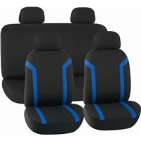 CAR SEAT COVERS BLACK & BLUE Mesh HY-S1006