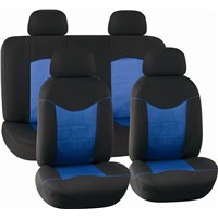 CAR SEAT COVERS BLUE &amp;amp; BLACK Mesh HY-S1023