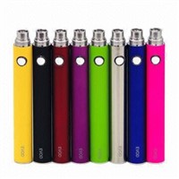 Electronic Cigarette eGo Series EVOD Batteries with 650/900/1,100mAh Capacity