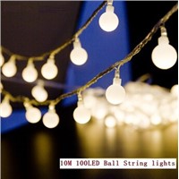 10M led string lights 100led ball