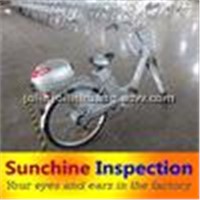Electric bicycle shipment inspection/quality control in yiwu/yongkang/tianjin