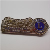 Metal Badges Lion Club Emblem Best Souvenir