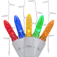 UL 120V LED icicle light with M5 LED, Multi color