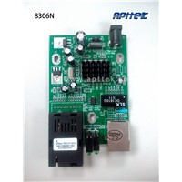 OEM pcb board 8306 solution single mode single fiber media converter