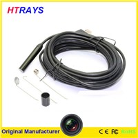 HD 720P waterproof 6LED lights usb endoscope inspection camera with 9mm 5M snake cable