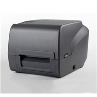 USB barcode label printer with double motor thermal transfer sticker printer for commercial label