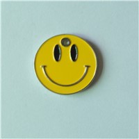 Hot sale smile badge,metal medal