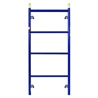 power coated Pre galvanized ladder type of pipe frame scaffold system