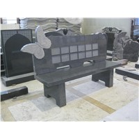 Granite benches headstone for grave and cemetery