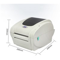 Thermal barcode printer with high quality double-walled clamshell design label printer