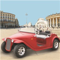 4 seat electric vintage sightseeing car with roof available