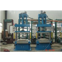 Car Floor Mat Hydraulic Curing Press / Rubber Plate Vulcanizing machine
