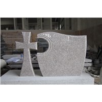 Poland style granite cross design headstones