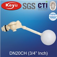 3/4" Plastic Float Valve For Toilet Water Tank DN20CH