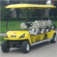 6 seats lead battery powered electric cart for golf