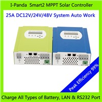 MPPT 25A mppt 25 Solar charge controller 12v 24v 48v auto work with LED LCD DC loads Ctrl