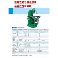 vertical milling machine(or with digital display)