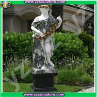 Life size marble lady statue for garden decoration