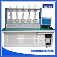 Single phase energy meter test bench 5 position 0.05% accurancy