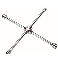 Cross Rim Wrench With Iron Pad