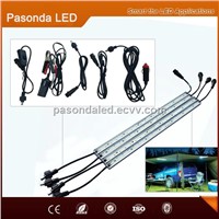 LED Magnet Strips bar light with aluminum profile movable outdoor nigh use
