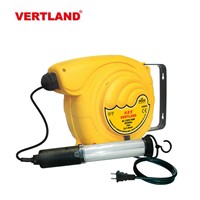 automatic rewind cable reel with handlamp