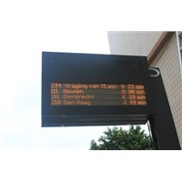 Single Color Led Outdoor Traffic Display Signs with A Remote Control for Changing Signs