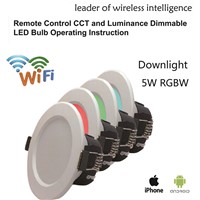 WiFi RGB and Dimming Color Smart LED Down Light