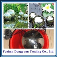 floating stainless steel orbs for pond decoration