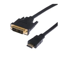 gold plated DVI to HDMI cable