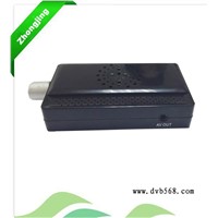 Mini dvb-t2/digital tv tuner mpeg4+set top box +free to air recevier
