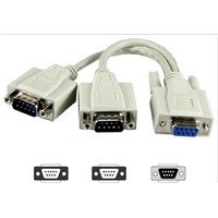 Factory directly selling gold plated VGA to 2VGA spliter cable