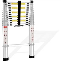 full aluminum telescopic ladder 3.8m 12.5feet maximum capacity 150kgs