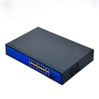 10/100/1000Mbps 48V 250W POE injector 16 Port PoE Switch for Wireless Router and IP Camera