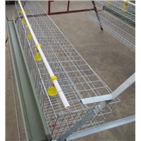 Galvanized 4 Tiers Laying Hens Cage System