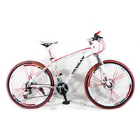 26" mountain bicycle with suspension fork