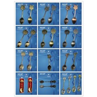 OEM&amp;amp;ODM design metal souvenir spoon