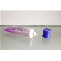 extruded PE tube with screw thread cover for cosmetic packaging