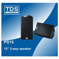 15inch plastic waterproof speaker PS15 professional surround sound pa system speaker