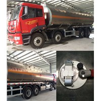8X2 30000liter Aluminum Alloy Fuel Tanker Truck