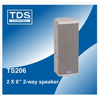 Dual 6.5inch Full Range Speaker TS206 for Professional Audio System Conference Speaker